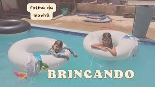 Brincando na piscina e Desafio