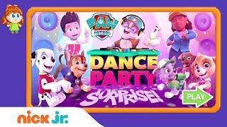 PAW Patrol Dance Party Surprise Game Walkthrough  Nick Jr. Gamers