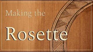 Making a Pattern Rosette for Classical Guitar - Christian Crevels Handmade Guitars