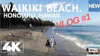 BEST OF HONOLULU HAWAII - WAIKIKI BEACH - VLOG #1 - 4K DRONE FOOTAGE.