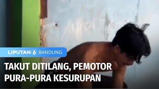 Pengendara Motor Pura-pura Kesurupan Selama 1 Jam saat Ditilang  Liputan 6 Bandung