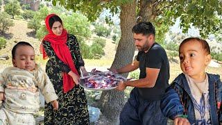 Exploring the Nomadic Lifestyle with Saifullah and Son Arad in Spring Nature