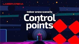 Indoor laser tag - Control points scenario