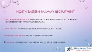 North Eastern Railway Recruitment - Recruitment Guru