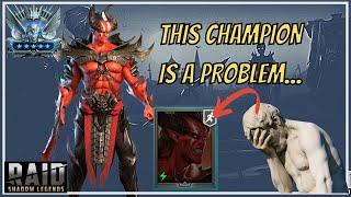 This Champion Becomes a Problem... Lord Shazar Dominates Plat Arena?  RAID SHADOW LEGENDS