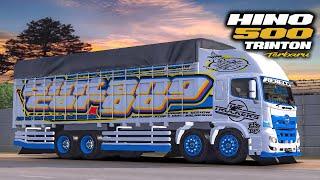 RILIS MOD TRUCK HINO 500 TRINTON TERBARU  MOD BUSSID TERBARU