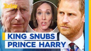 King Charles chooses garden party over visit with Prince Harry  Today Show Australia