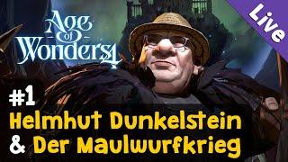 Lets Play Age of Wonders 4  Helmhut Dunkelstein & Der Maulfwurfkrieg  Werbung Livestream-Aufzg.