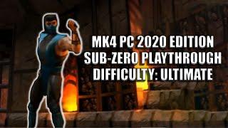 New Mortal Kombat 4 PC 2020 GOG Edition  Sub-Zero Playthrough Master II