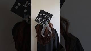 DIY graduation cap decorating #papercrafts #craftideas #graduationcap