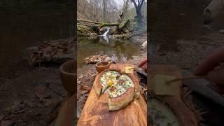 Satır Kıymalı Ekmek Pidesi   🫓  bread pita with minced beef in nature