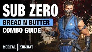 MK1 SUB ZERO Bread N Butter Combo Guide - Step By Step