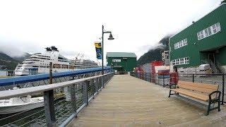 Juneau Alaska Cruise Port & Surrounding Area 4K