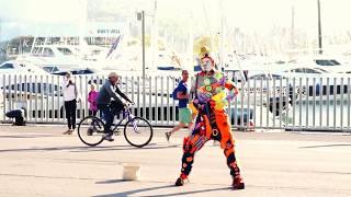 Street Performer Karcocha in Barcelona Spain So FUNNY