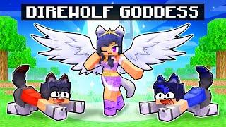 Playing as a DIREWOLF GODDESS in Minecraft