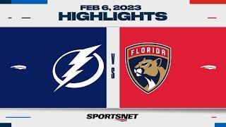 NHL Highlights  Lightning vs. Panthers - February 6 2023