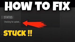 How To Fix COD Warzone 2 Stuck on Checking For Update  Warzone 2 Checking For Update Fix