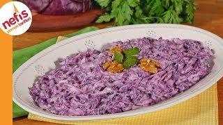 Mor Lahana Salatası Tarifi  Nasıl Yapılır?