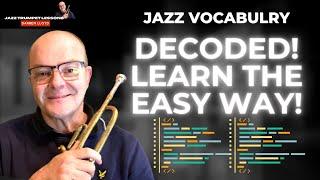 Decoding jazz vocabulary - Learn the easy way