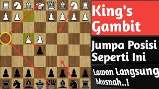 Cara Hancurkan Buah Putih Kings Gambit ⁉️ skakmat cepat