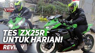 Motor 4 Silinder untuk Harian Review Lengkap Kawasaki Ninja ZX25R ABS SE