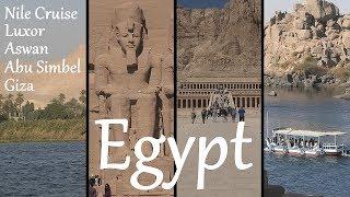 EGYPT Nile Cruise & Ancient Monuments Luxor Aswan Abu Simbel Giza