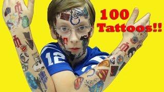 100 LAYERS OF TATTOOS CHALLENGE  COLLINTV