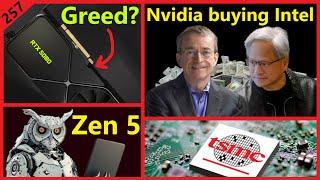 Nvidia buying Intel RTX 5000 Greed AMD Zen 5 Strix TSMC 2nm  Daniel Nenni  Broken Silicon 257