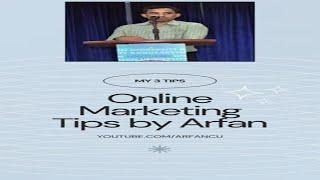 Online Marketing Tips by Blogger Arfan #Dm #TrickofMarketing #reels