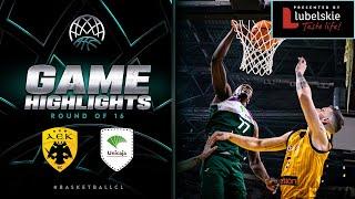 AEK v Unicaja  Round of 16 Week 6  Highlights - Basketball Champions League 202223