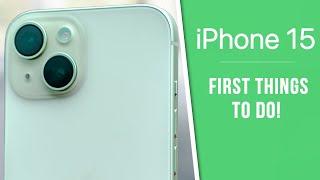 iPhone 15 - First 17 Things To Do Tips & Tricks