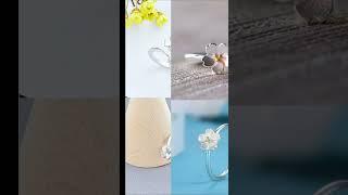 Silver ring design for girl  chnadi ki ring design #shortvideo#shorts