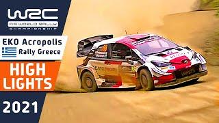 WRC Rally Highlights  Final Results of EKO Acropolis Rally Greece 2021