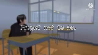 FORGET NOT TO BE BOYS One is not in love Sakura School Simulator.️‍.