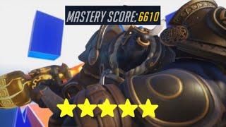 Overwatch 2 Reinhardt hero mastery 5 stars recruit