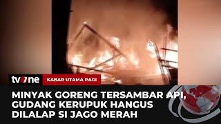 Gudang Kerupuk di Banyuwangi Ludes Terbakar Lantaran Minyak Goreng Tersambar Api  tvOne