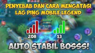 UPDATE CARA MENGATASI LAG PING JARINGAN MOBILE LEGEND 2023  CARA ATASI PING JUMPING MOBILE LEGEND