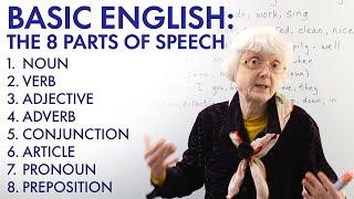 Basic English The 8 Parts of Speech