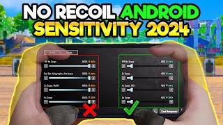 2024 Best No Recoil Android Sensitivity  3.0 Update  BGMI & PUBG MOBILE