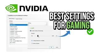 NVIDIA CONTROL PANEL BEST UPDATED SETTINGS TO BOOST FPS FOR GAMING Optimize NVIDIA️