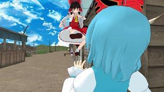 Touhou MMD  Kogasa Scare Sakuya