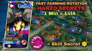 Hanzo Fast Farming Tricks 2024  hanzo best build 2024  - MLBB