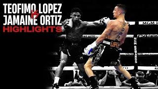 Teofimo Lopez vs Jamaine Ortiz  HIGHLIGHTS #LopezOrtiz #TeofimoLopez #JamaineOrtiz