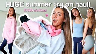 *HUGE* springsummer TRY ON clothing haul *$1000 white fox*