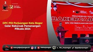 DPC PDI Perjuangan Kota Bogor Gelar Rakercab Pemenangan Pilkada 2024