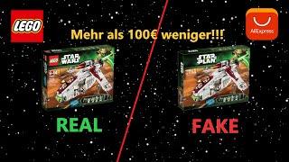 Mega GÜNSTIG - Lohnt sich das Lego Star Wars Gunship 75021 als Fake-Version?