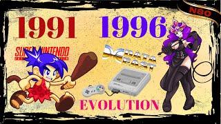 Evolution of Data East Games for SNES  Super Nintendo  Super Famicom  ALL Games of Data East