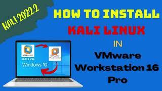 How to Install Kali Linux in VMware workstation 16 Pro on Windows 10  VMX FILE  2022.2  NO ISO