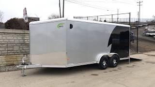 Neo 7.5x16 NAMR Aluminum Enclosed Motorcycle Trailer 7000# GVW NAMR1675-DELUXE