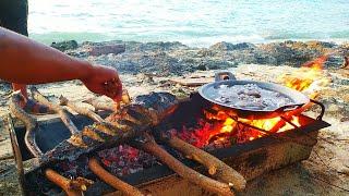 Seafood Cook Octopus & Grouper MAKAN SAMBIL MENIKMATI HASIL ALAM DI PINGGIR PANTAI